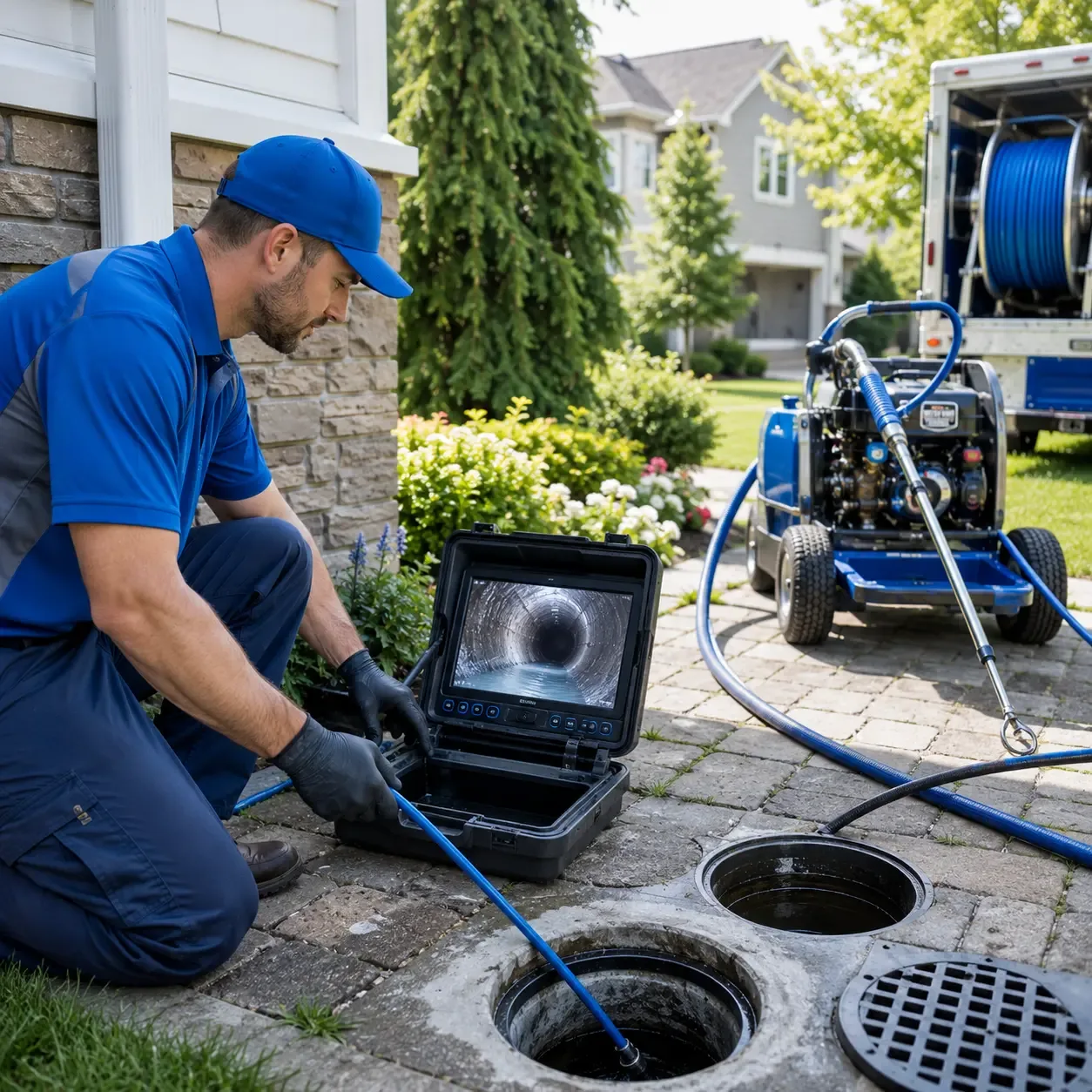 Outdoor drain cleaning professionals serving Rogers, AR