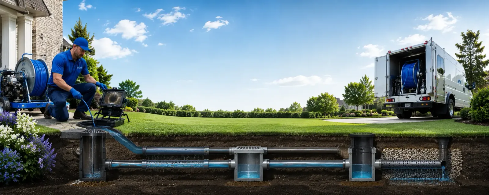 Outdoor drain cleaning information for Rogers, AR